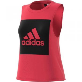 adidas Ess Logo Sl Tee Camiseta de Manga Corta, Mujer, Rosa