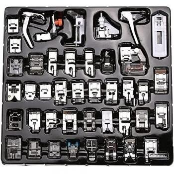 Set de prensatelas para máquina de coser, 42 unidades, para Janome, Brother, Singer