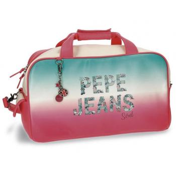Pepe Jeans Nicole Bolsa de Viaje, 45 cm, 27 Litros, Multicolor