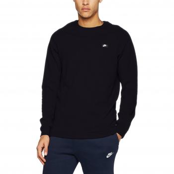 NIKE M NSW Modern CRW Ft Sudadera, Hombre, Negro