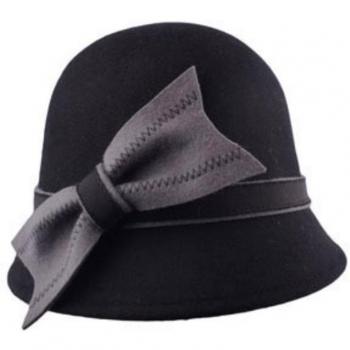 mhgao Otoño/Invierno Mode damenm š ¹ tzen lana de fieltro, gris