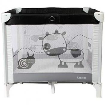 Looping - P630 - Parque plegable Home, Negro Emotion 90 x 90 cm