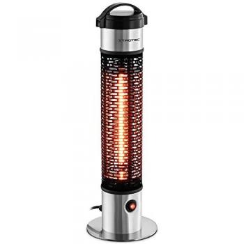 TROTEC Calefactor por radiación infrarrojo para terraza IRS 1200 E - Capacidad de calentamiento 1.200 W