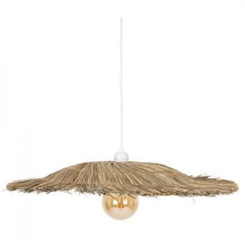 Lámpara colgante Yoni de caña 58 cm - Diseño contemporáneo - Atmosphera