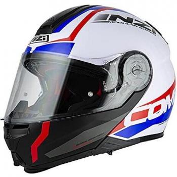 NZI - Casco para Moto Modular Abatible Combi Duo 2 con Pantalla Solar Interior