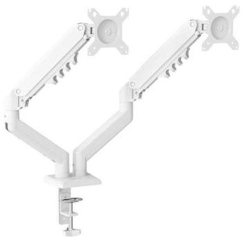 Soporte Articulado para 2 Monitores Nilox NXDMA02W Blanco - Accesorio de PC de Alta Calidad