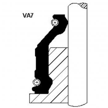 Anillo de junta, vástago de válvula CORTECO 49472914 con características de alta resistencia al desgaste, diseño optimizado para sellado eficaz, fabricado en material elastomérico de calidad superior, compatible con diversas marcas y