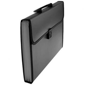 Carpeta fuelle a4 fluorescente con asa forrada
