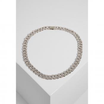 Urban Classics Heavy Stone Necklace - Unisex Silver Accessory