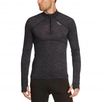 Odlo Revolution Tw Warm Zip - Top interior térmico para hombre, color negro, talla XL