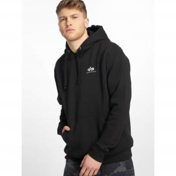 Alpha Industries Basic Small Logo Hoodie Black 3XL Men