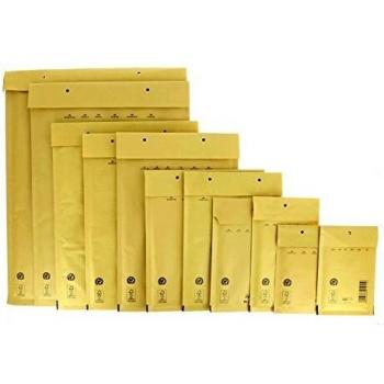 Bong AirPro - Pack de 200 bolsas acolchadas kraft, 100 x 165 mm