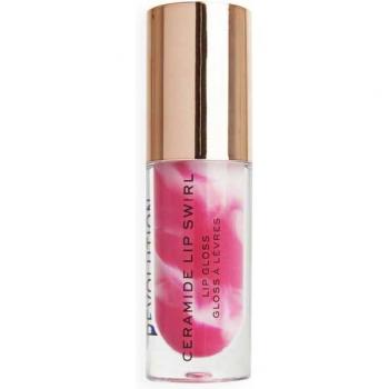 Makeup Revolution Ceramide Swirl Hydrating Lip Gloss Shade Berry Pink 4.5 ml