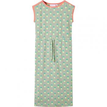 Vestido infantil verde menta viejo 128