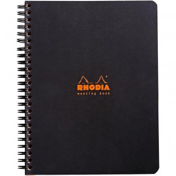 Cuaderno Rhodia Classic Meeting A5+ - Negro