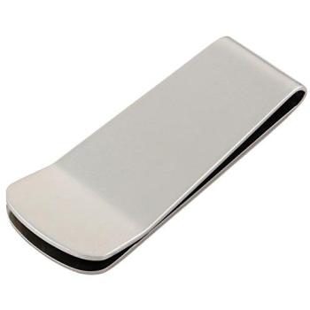 DonDon Clip del Dinero Pinzas para Billetes de Acero Inoxidable y de Color Plata para Hombres