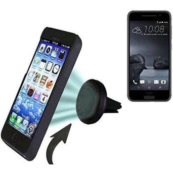 Coche universal del teléfono móvil / GPS / navegación titular del dispositivo por ejemplo, para HTC One A9 ventilación Holder soporte de rejilla soporte para teléfono magnética HTC One A9 Mini Car Air Vent titular Smartphone magnético. Fácil de in