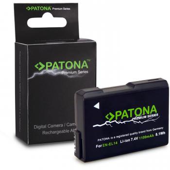 Premium Batería EN-EL14 / EN-EL14a para Nikon D3100 | D3200 | D5100 | D5200 | D5300 - Nikon Coolpix P7000 | P7100 | P7700 | P7800 - [ Li-ion; 1050mah; 7.4V ]