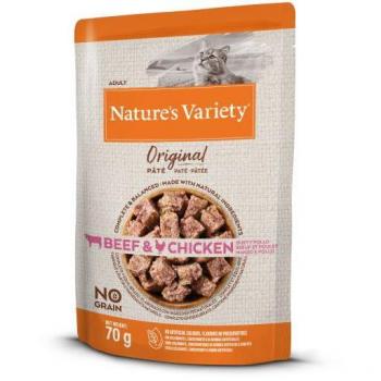 Nature's Variety Original No Grain Paté Beef and Chicken 70g for Adult Cats