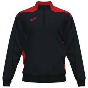 Joma Championship VI Men's 1/2 Zip Sweatshirt - Black and Red
