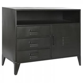 Aparador Home ESPRIT Negro 100 x 45 x 80,5 cm