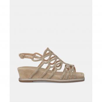 Sandalias Alma En Pena Modelo V240747 Color Beige
