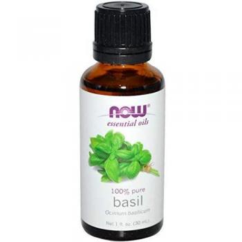 Now 100% Puro Aceite Esencial de Albahaca 30 ml