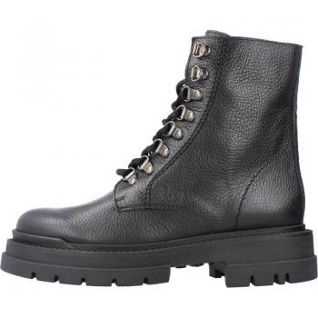 Botines Mujer Marca Yellow Modelo Aneto, color negro, estilo casual, material sintético, suela de goma antideslizante, cierre con cremallera lateral y diseño moderno