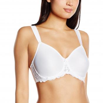 Triumph Modern Finesse Minimizer Underwire Bra, White, Cup C, Size 85