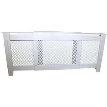 Cubreradiador Ajustable MDF Blanco 1400mm - 1920mm