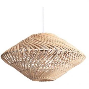 Lámpara Colgante Ratán Towamba Diseño Natural Iluminación Decorativa
