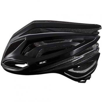 HJC H.SONIC Rennradhelm Race Fahrrad Helm 210g Zeitrennen Belüftung Inmold Aerodynamisch, SNC, Farbe Schwarz - Glänzend, Größe XS/S