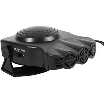calentador coche 12v Duokon Calentador de coche y ventilador de refrigeración,12V 150W 2 en 1 Calefacción del calentador del vehículo del automóvil Ventilador fresco Desempañador