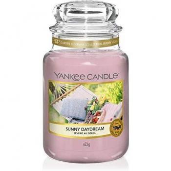 Yankee Candle Large Jar Candle | Sunny Daydream Scented Candle | Up to 150 Hours Burn Time | Garden Hideaway Collection