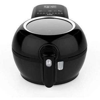 SEB YY3825FB Actifry Genius Freidora sin Aceite 1.2Kg 1350W Negra con Depósito Extraíble, para 6 Personas, Cocina Saludable, 9 Men