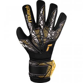 Reusch Guantes de Portero Attrakt Silver NC Finger Support con Corte Negativo Evolution y Protección para los Dedos