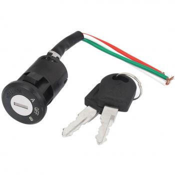 sourcing map  para Bicis Scooter 3 Cables Cerradura de Interruptor de Encendido
