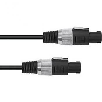 Cable de altavoz Speakon 2x1.5mm² 10 metros negro OMNITRONIC