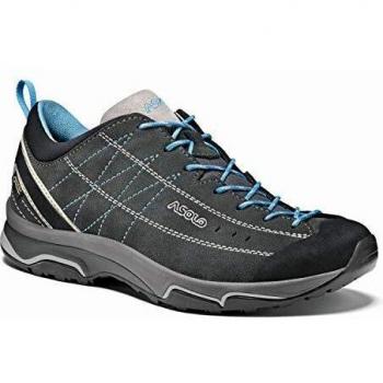 Asolo NUCLEON GV ML Graphite/Silver/Cyan, Zapatos para Senderismo Mujer, 42 EU