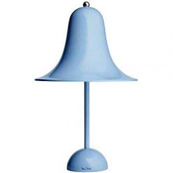 Lámpara de mesa Pantop Ø23 cm azul claro - Diseño Verner Panton