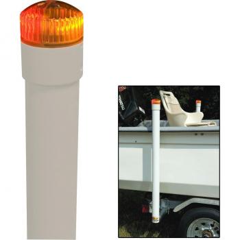C.E. Smith 40 Inch Post Boat Guide with LED Top Light