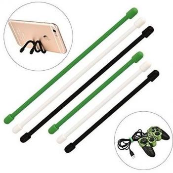 Newlemo Pack de 6 rusable lazos de torcedura de goma Gear lazos