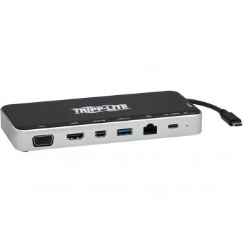Tripp Lite U442-DOCK16-B USB Dock Triple Display - 4K HDMI & mDP VGA USB 3.x (5Gbps) USB-A/C Hub GbE 60W PD Charging