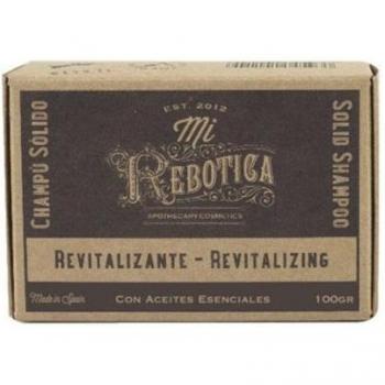 CHAMPÚ SÓLIDO REVITALIZANTE Mi Rebotica - Champú sólido para la caída del cabello, 117g