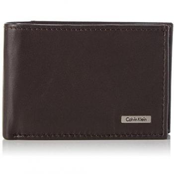 Calvin Klein Jeans Rail Mini 6CC + Coin, Sujetabilletes para Hombre, Marrón