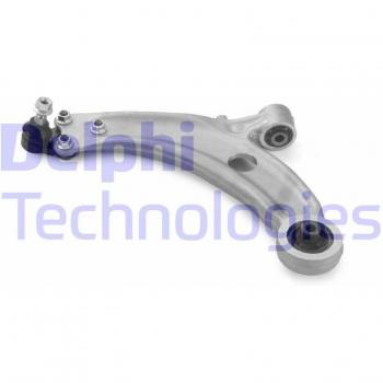 DELPHI TC6901 Barra Oscilante de Suspensión con Rótula, Brazo Oscilante Longitudinal de Aluminio para PEUGEOT 308 II Hatchback