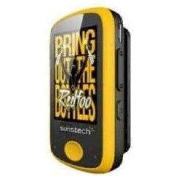 Sunstech Ibiza - Reproductor MP4 con 4 GB de 1.8, lector SD y radio, amarillo