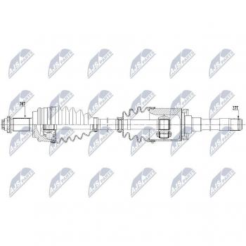 Árbol de transmisión NTY NPW-BM-152 con características de alta resistencia y durabilidad