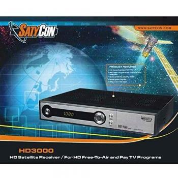 SATYCON Receptor SATELITE HD3000 + Antena 60CM