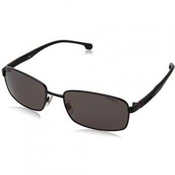 Carrera 8037/S 003 M9 58 Black Polarized Rectangle Sunglasses - One Size